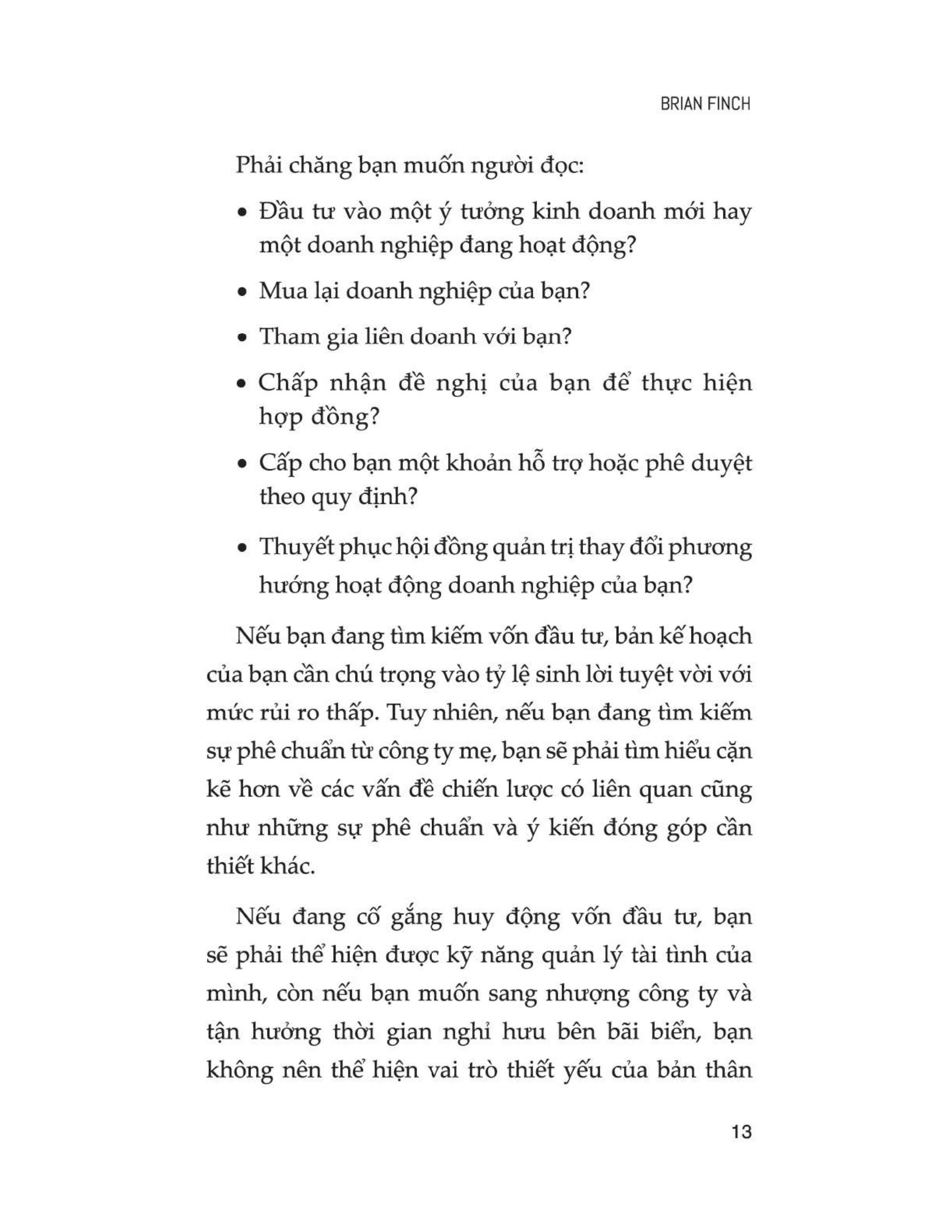 business plan - lập kế hoạch kinh doanh chuyên nghiệp - Ảnh 10