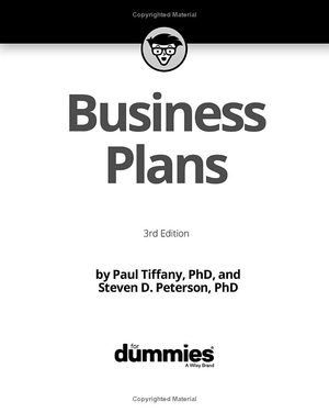 business plans for dummies 3rd edition - Ảnh 3
