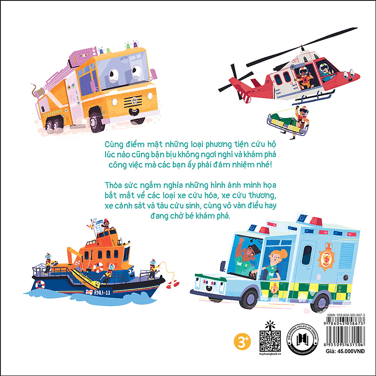 busy machines - rescue: những cỗ máy năng nổ - xe cứu hộ (song ngữ anh - việt) - Ảnh 5
