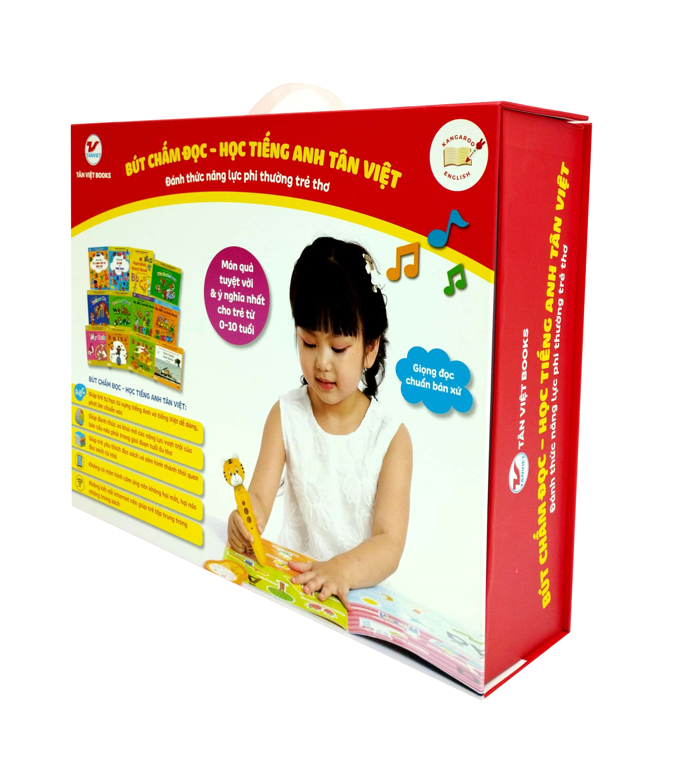 Bút Chấm Đọc-Học Tiếng Anh Tân Việt - Cô Gia Sư Tiếng Anh Bản Xứ Tại Nhà - Phiên Bản Ngỗng Mẹ (Dành Cho Trẻ Từ 0 Đến 6 Tuổi) - Tặng Kèm Sách Tỏa Sáng Trong Đêm - Chúc Ngủ Ngon Ông Già Noel - Ảnh 19