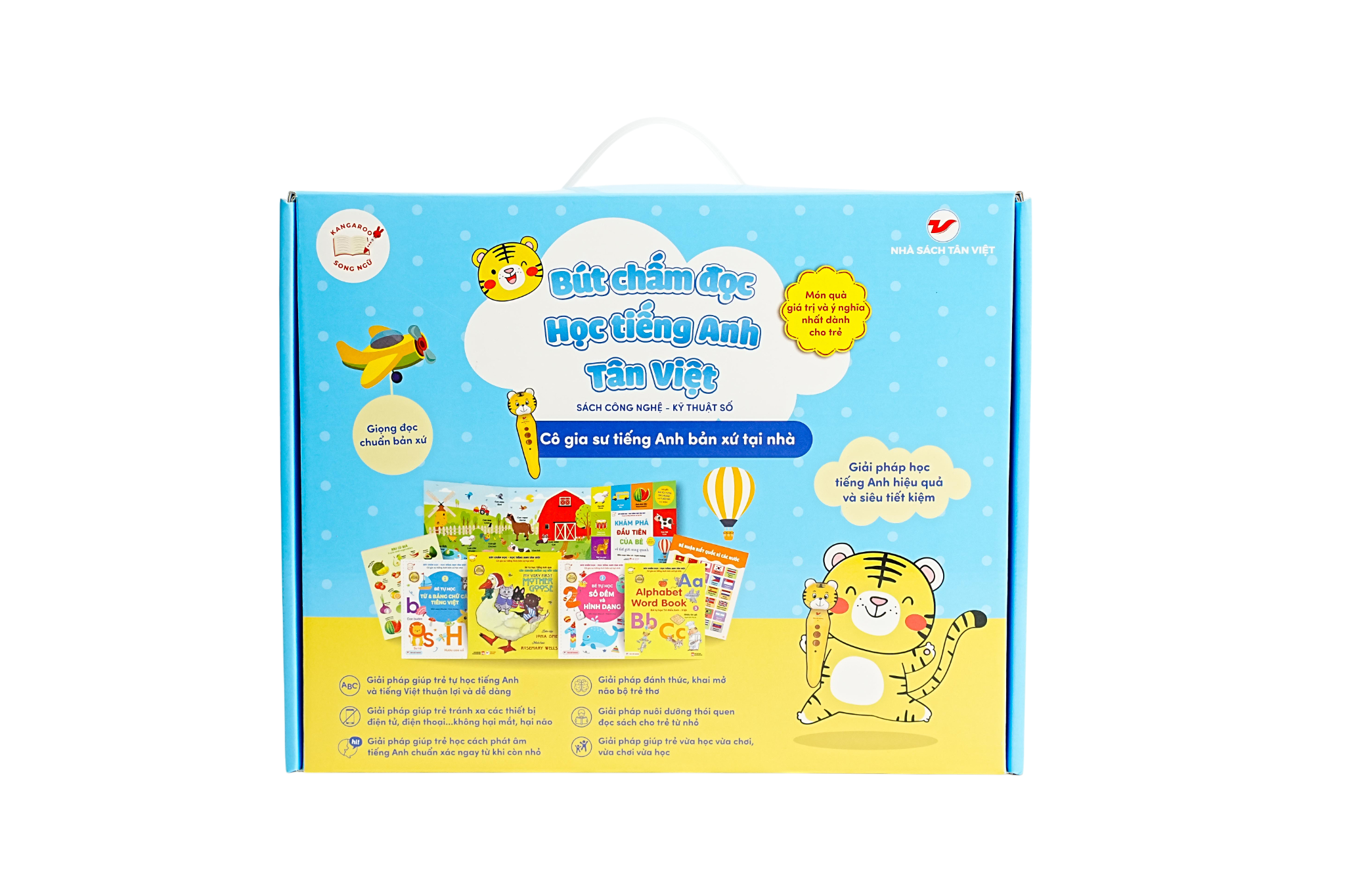 Bút Chấm Đọc-Học Tiếng Anh Tân Việt - Cô Gia Sư Tiếng Anh Bản Xứ Tại Nhà - Phiên Bản Ngỗng Mẹ (Dành Cho Trẻ Từ 0 Đến 6 Tuổi) - Tặng Kèm Thẻ Học Thông Minh Ngẫu Nhiên - Ảnh 3