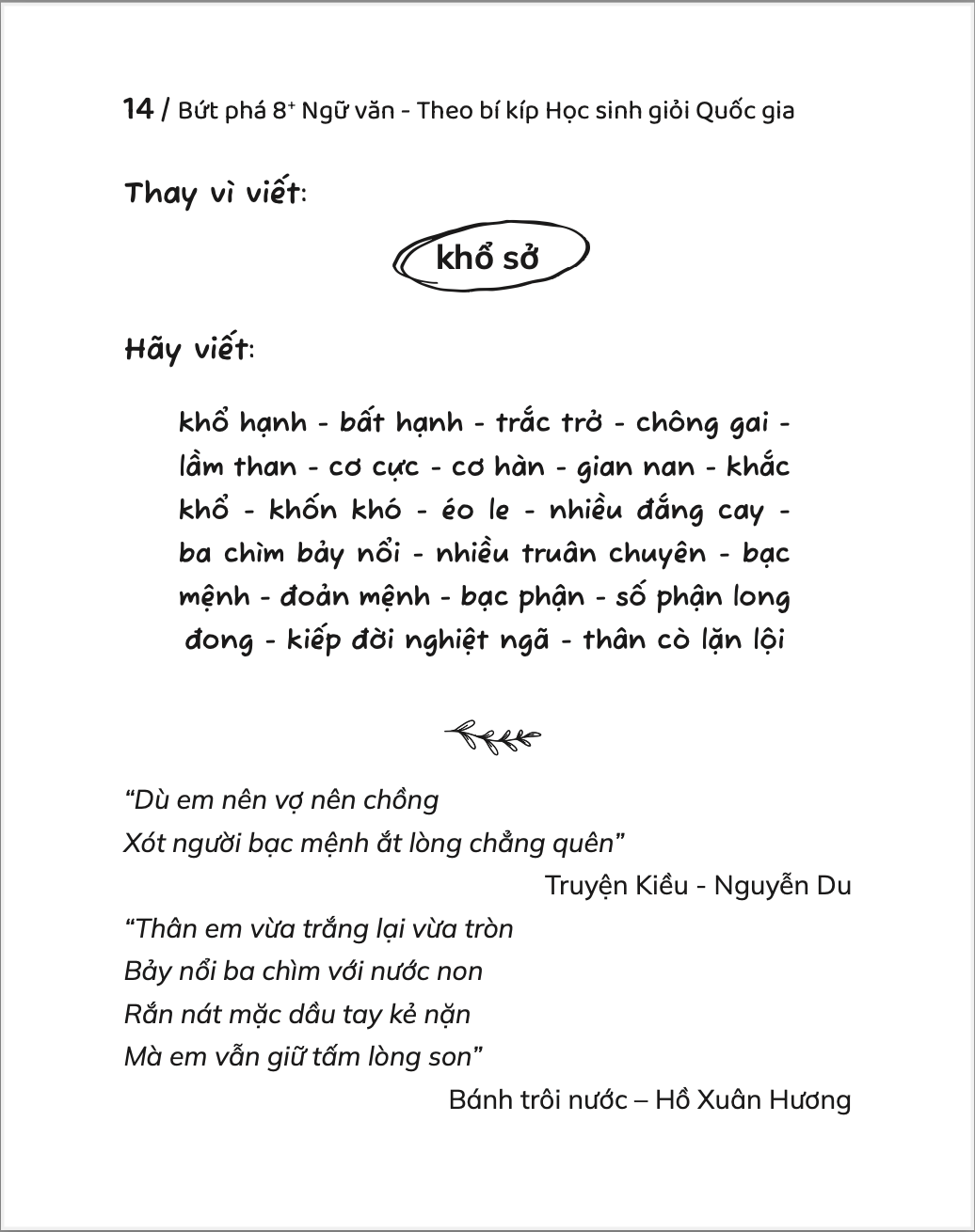 Bứt Phá 8+ Ngữ Văn - Theo Bí Kíp Học Sinh Giỏi Quốc Gia - Dành Cho Học Sinh THPT - Ảnh 11