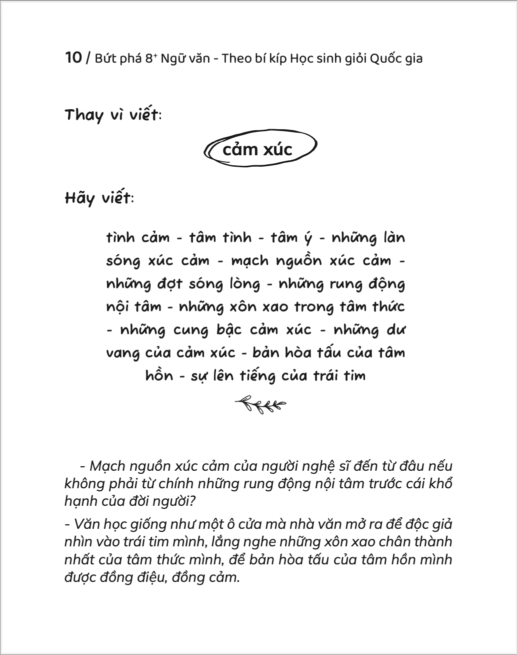Bứt Phá 8+ Ngữ Văn - Theo Bí Kíp Học Sinh Giỏi Quốc Gia - Dành Cho Học Sinh THPT - Ảnh 7