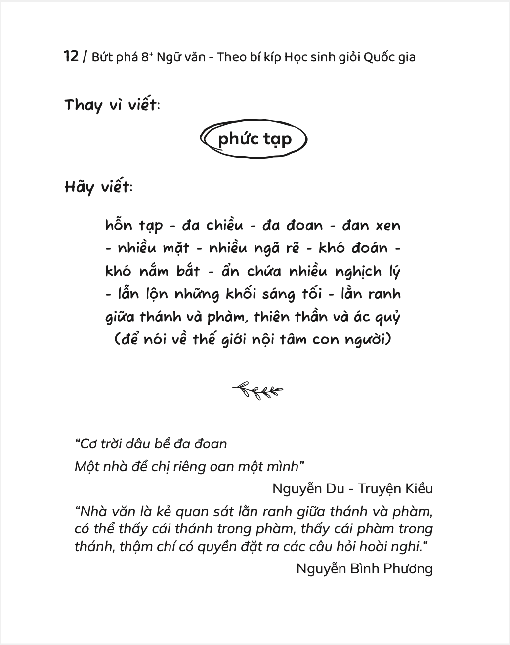 Bứt Phá 8+ Ngữ Văn - Theo Bí Kíp Học Sinh Giỏi Quốc Gia - Dành Cho Học Sinh THPT - Ảnh 9