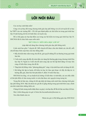 bứt phá 9+ lớp 10 - môn hóa học (theo chương trình gdpt mới) (tái bản 2024) - Ảnh 3