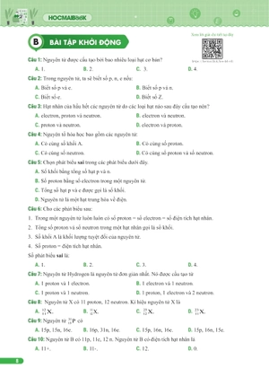 bứt phá 9+ lớp 10 - môn hóa học (theo chương trình gdpt mới) (tái bản 2024) - Ảnh 8