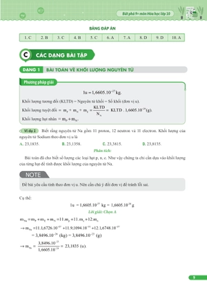 bứt phá 9+ lớp 10 - môn hóa học (theo chương trình gdpt mới) (tái bản 2024) - Ảnh 9