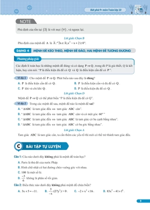 bứt phá 9+ lớp 10 - môn toán (theo chương trình gdpt mới) (tái bản 2024) - Ảnh 9