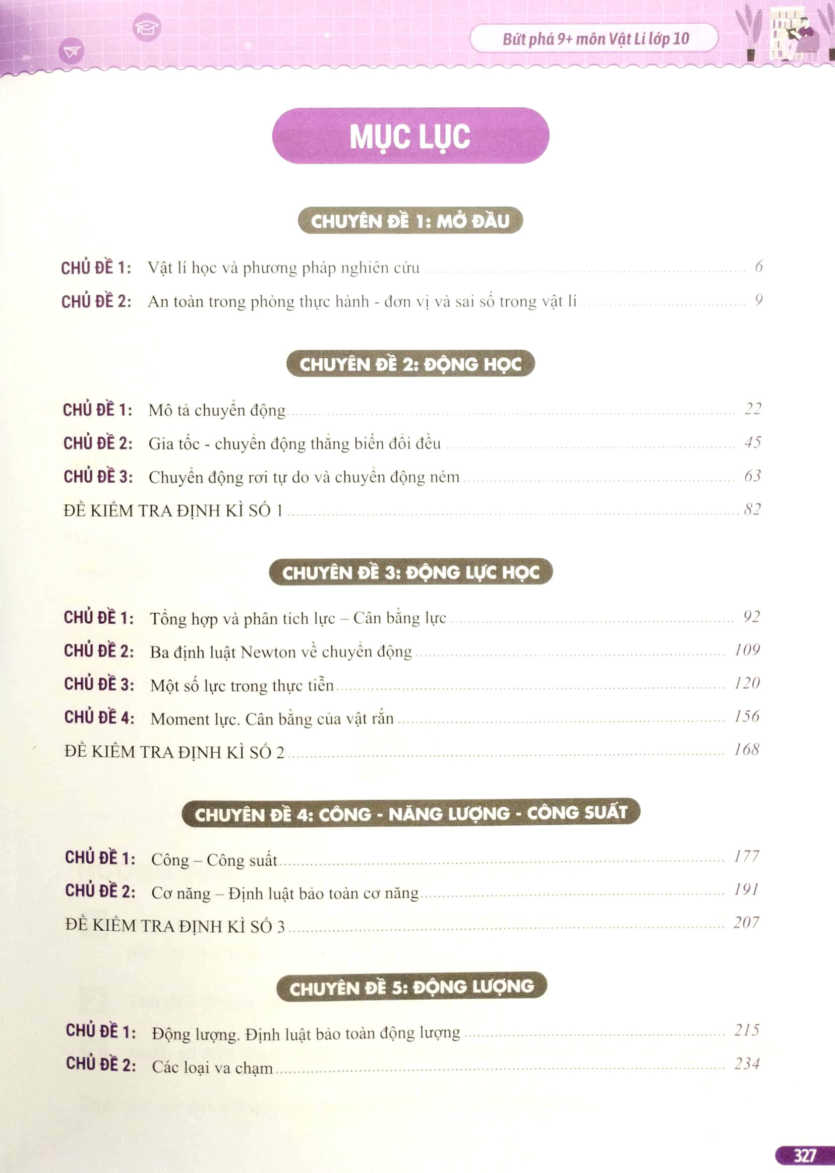 bứt phá 9+ lớp 10 - môn vật lí (theo chương trình giáo dục phổ thông mới) (tái bản 2023) - Ảnh 2