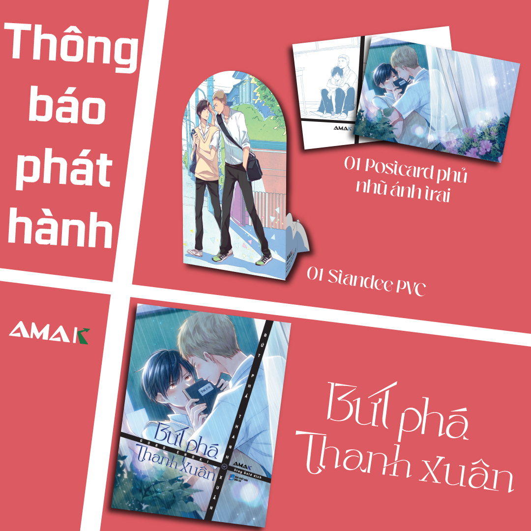 bứt phá thanh xuân - tặng kèm bìa áo + postcard nhũ ánh trai + standee pvc - Ảnh 2