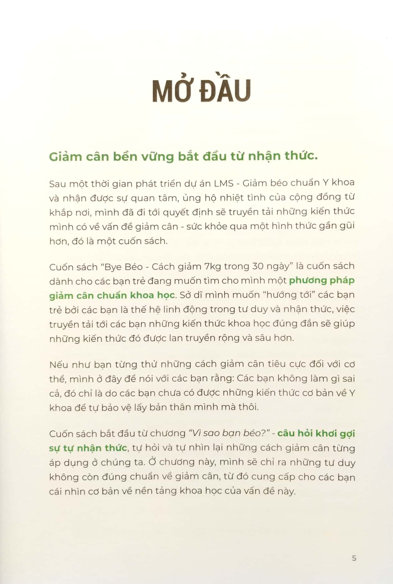 bye béo - cách giảm 7kg trong 30 ngày (tái bản 2023 - lần thứ 5) - Ảnh 4