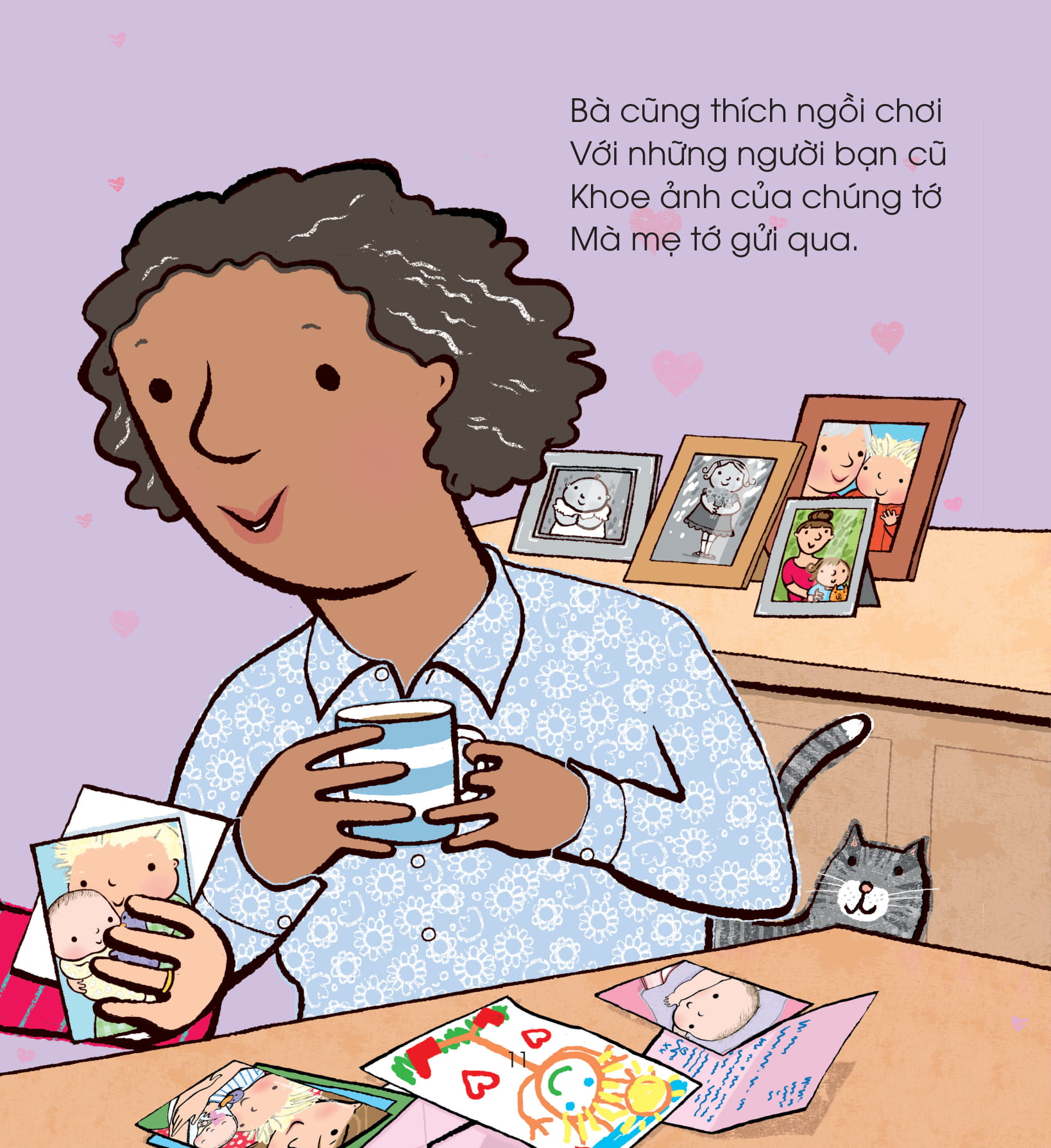 cả nhà thương nhau - vòng tay bà âu yếm - Ảnh 2