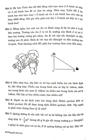 các bài toán thực tế - liên môn ôn luyện thi tuyển sin toán 9 vào 10 - Ảnh 5
