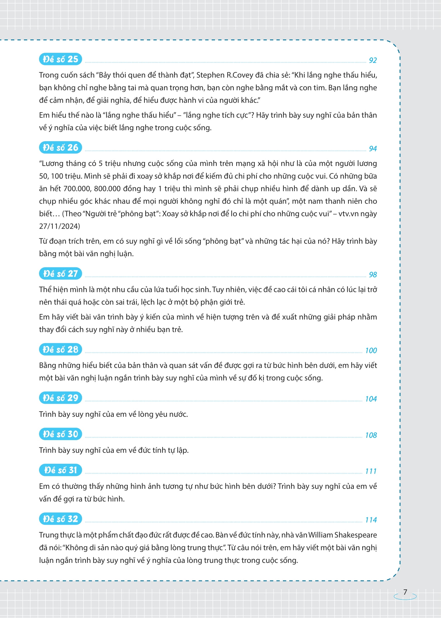 Các Bài Văn Chuyên Sâu Nghị Luận Xã Hội Ngữ Văn 9 - Ảnh 8