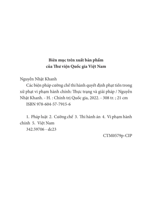 các biện pháp cưỡng chế thi hành quyết định phạt tiền trong xử phạt vi phạm hành chính: thực trạng và giải pháp - Ảnh 5