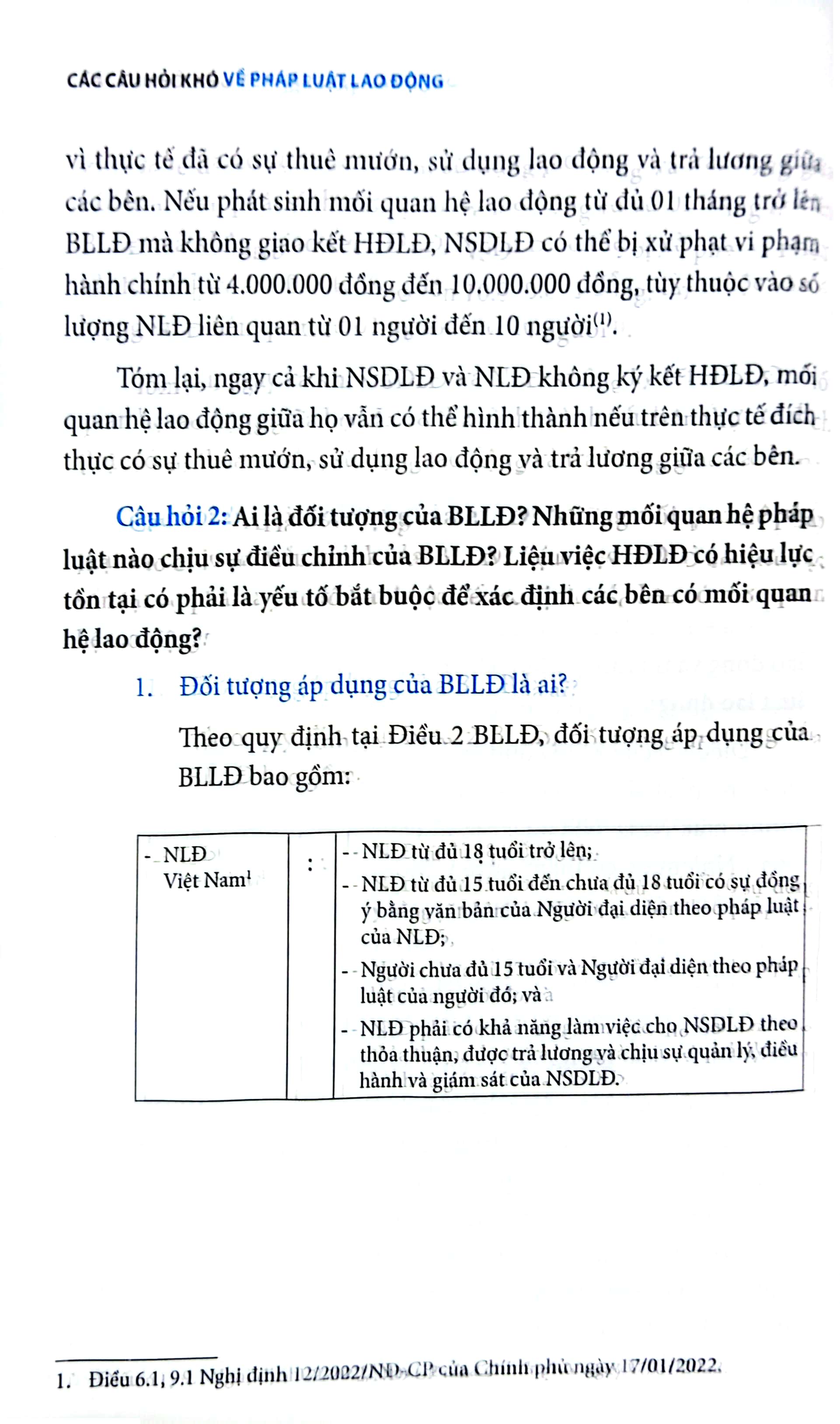 các câu hỏi khó về pháp luật lao động - Ảnh 7