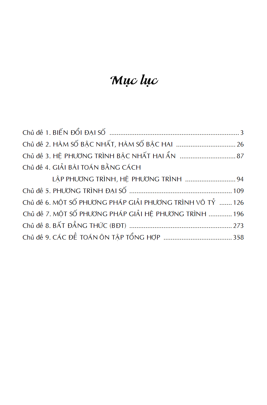 các chuyên đề bồi dưỡng học sinh giỏi đại số lớp 9 - Ảnh 3