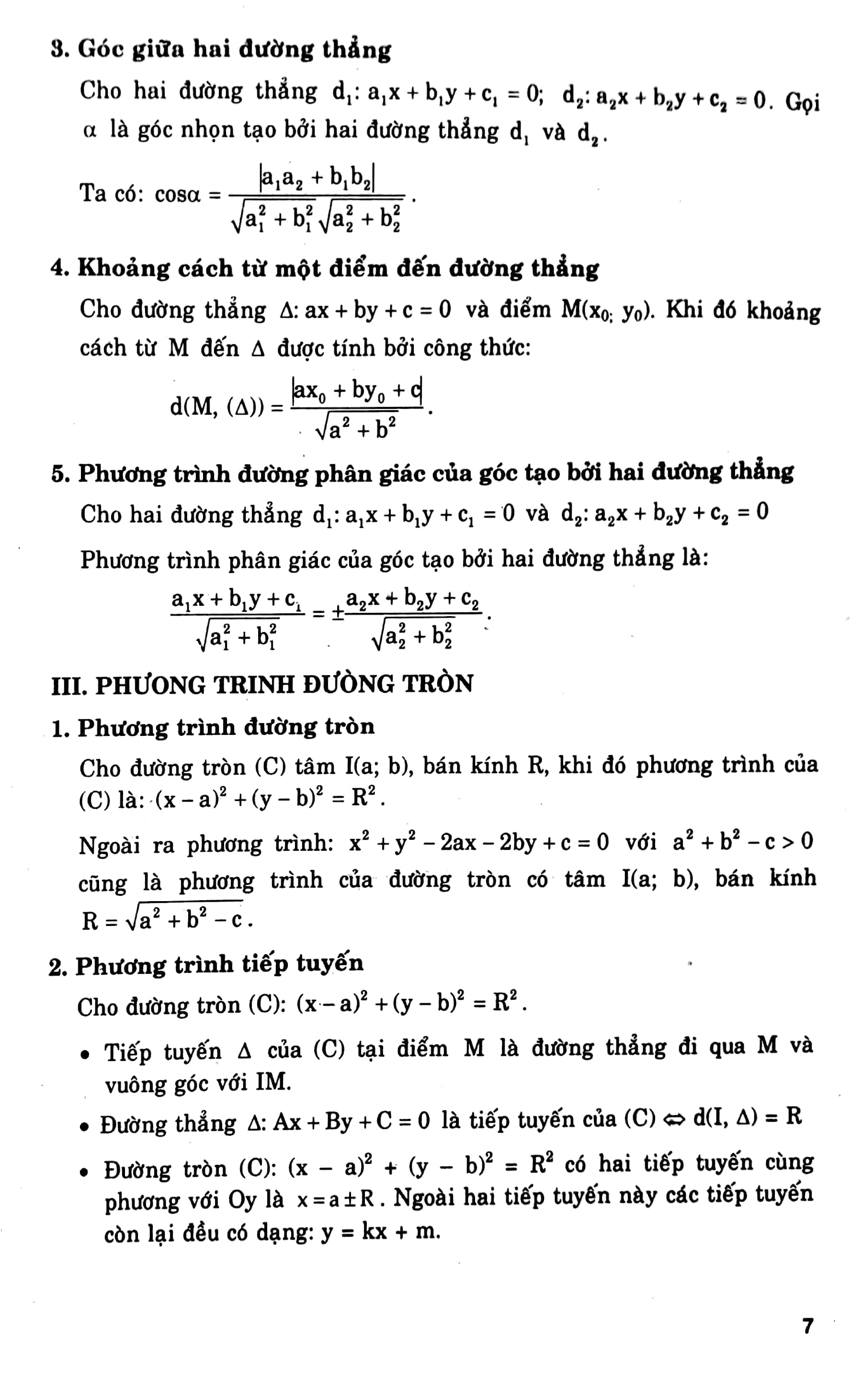 các chuyên đề hình học trọng điểm 10-11-12 - Ảnh 4