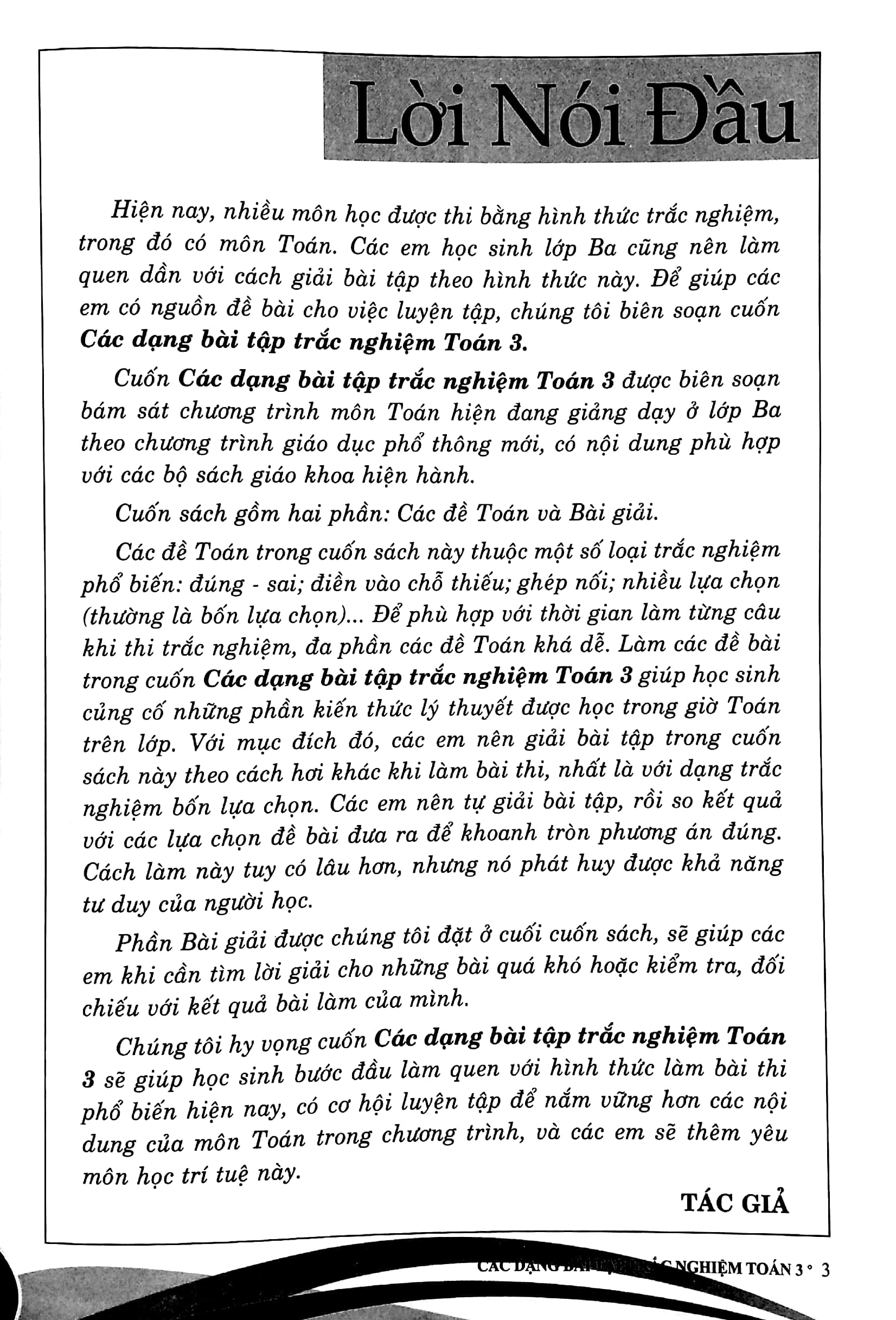 các dạng bài tập trắc nghiệm toán 3 - Ảnh 4