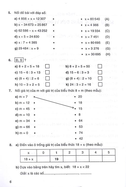các dạng bài tập trắc nghiệm toán 4 (dùng chung cho các bộ sgk hiện hành) - Ảnh 5