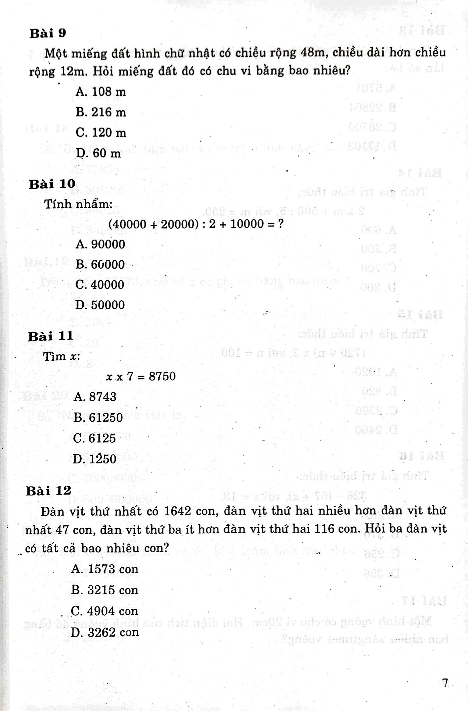 các dạng bài tập trắc nghiệm toán 4 (theo chương trình giáo dục phổ thông mới) - Ảnh 6