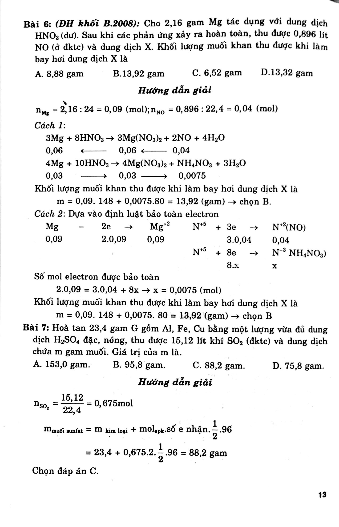 các dạng điển hình và phương pháp giải nhanh bài tập trắc nghiệm hóa học 12 - Ảnh 8