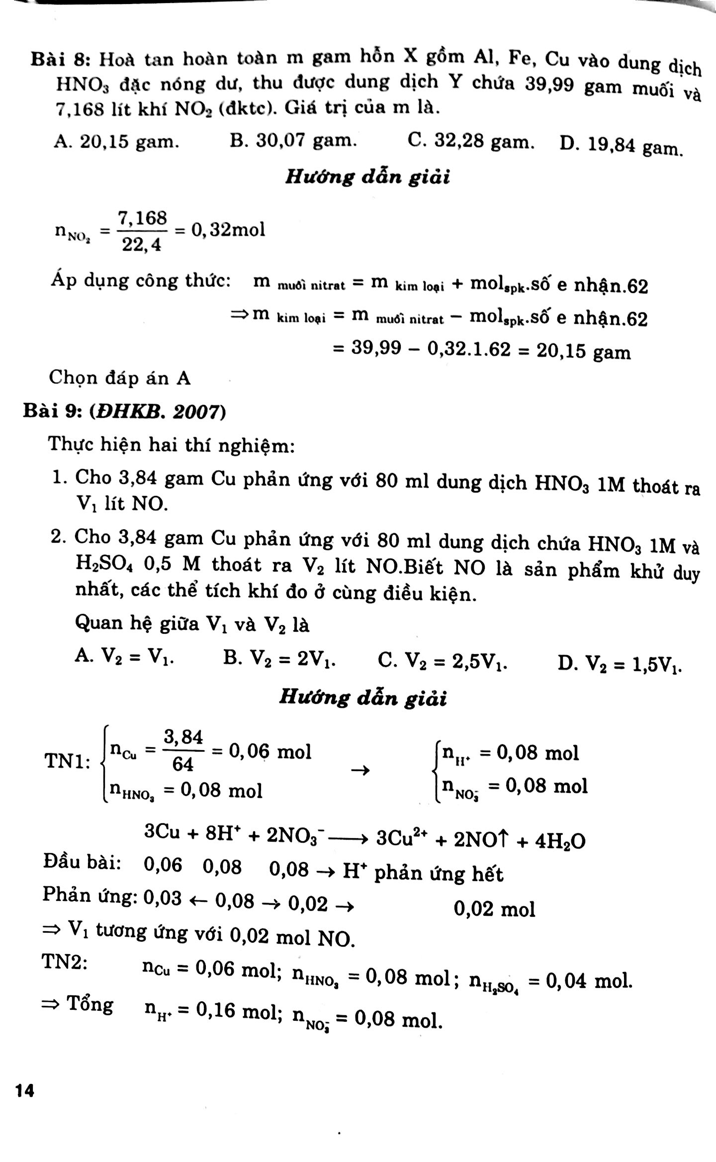 các dạng điển hình và phương pháp giải nhanh bài tập trắc nghiệm hóa học 12 - Ảnh 9
