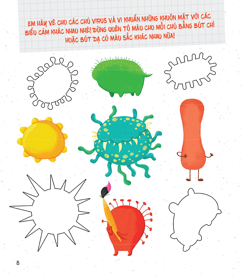 các hoạt động và trò chơi về virus và vi khuẩn - Ảnh 8