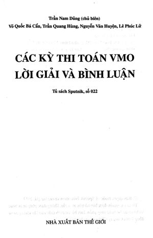 các kỳ thi toán vmo - lời giải và bình luận - Ảnh 2