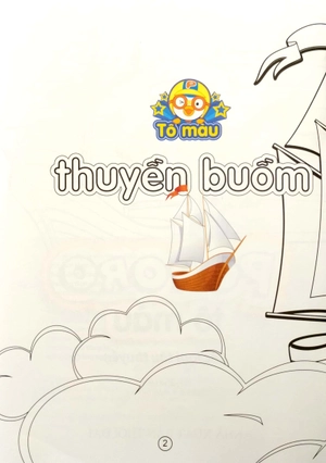 các loại tàu thuyền - pororo tô màu - Ảnh 5