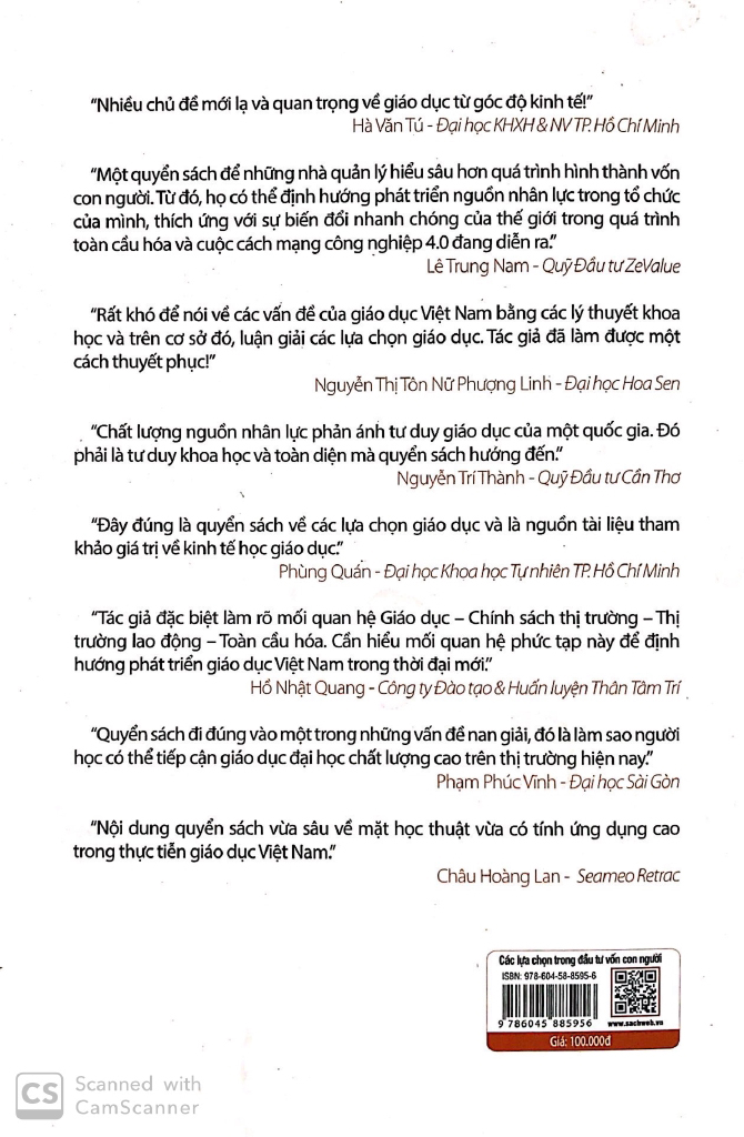 các lựa chọn trong đầu tư vốn con người - Ảnh 8