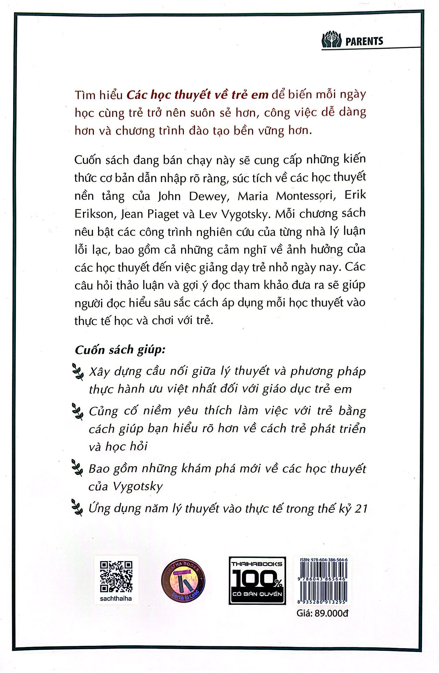 các lý thuyết về trẻ em của dewey, montessori, erikson, piaget và vygotsky (tái bản 2023) - Ảnh 7