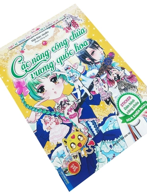 các nàng công chúa vương quốc hoa - sticker dán hình công chúa hoa khiên ngưu - Ảnh 2