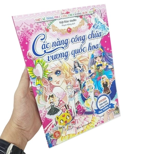 các nàng công chúa vương quốc hoa - sticker dán hình công chúa hoa lan tường vi - Ảnh 4