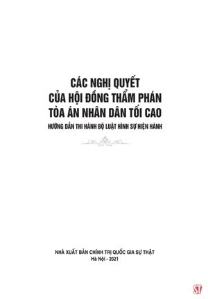 các nghị quyết của hội đồng thẩm phán tòa án nhân dân tối cao hướng dẫn thi hành bộ luật hình sự hiện hành - Ảnh 5