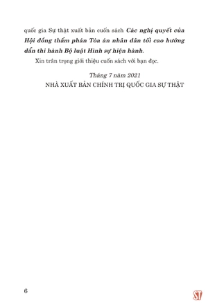 các nghị quyết của hội đồng thẩm phán tòa án nhân dân tối cao hướng dẫn thi hành bộ luật hình sự hiện hành - Ảnh 7