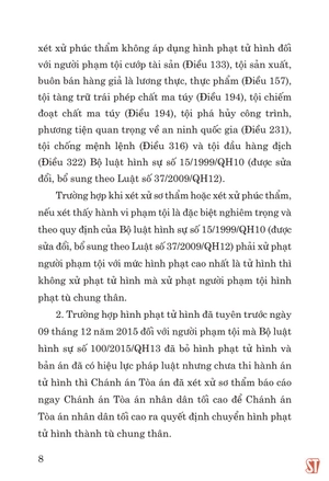 các nghị quyết của hội đồng thẩm phán tòa án nhân dân tối cao hướng dẫn thi hành bộ luật hình sự hiện hành - Ảnh 9