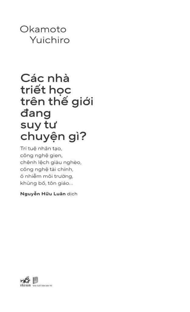 các nhà triết học trên thế giới đang suy tư chuyện gì - Ảnh 3