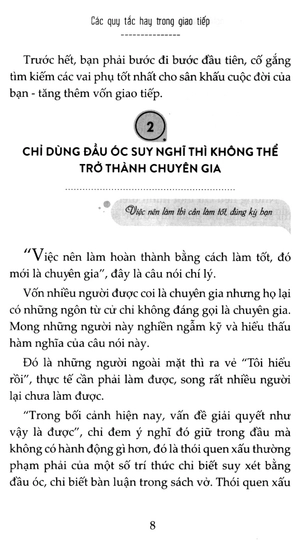 các quy tắc trong giao tiếp (tái bản 2020) - Ảnh 6