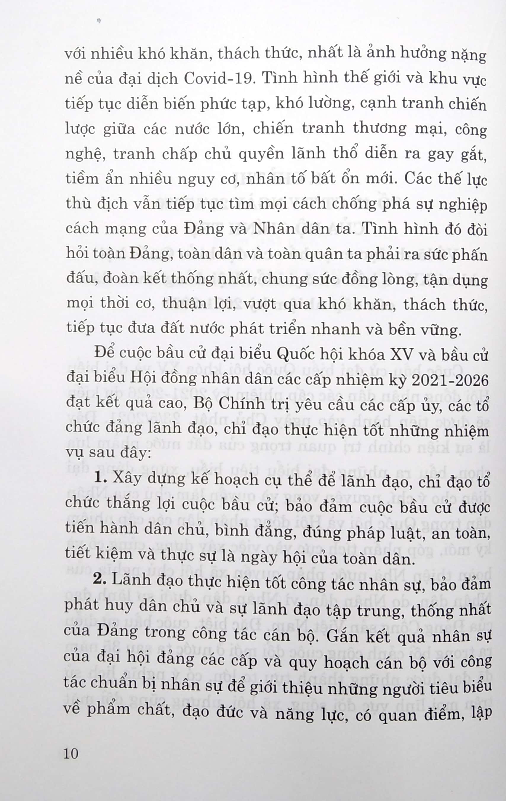 các văn bản chỉ đạo, hướng dẫn bầu cử đại biểu quốc hội khóa xv và đại biểu hội đồng nhân dân các cấp nhiệm kỳ 2021-2026 - Ảnh 5