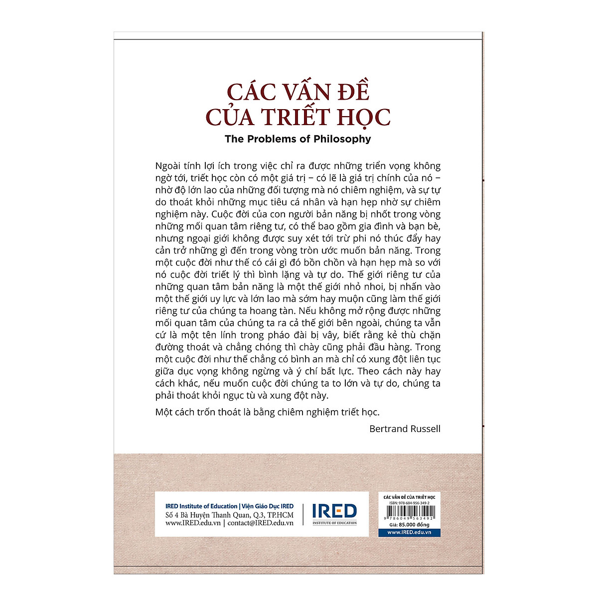 các vấn đề của triết học - the problems of philosophy (tái bản) - Ảnh 3