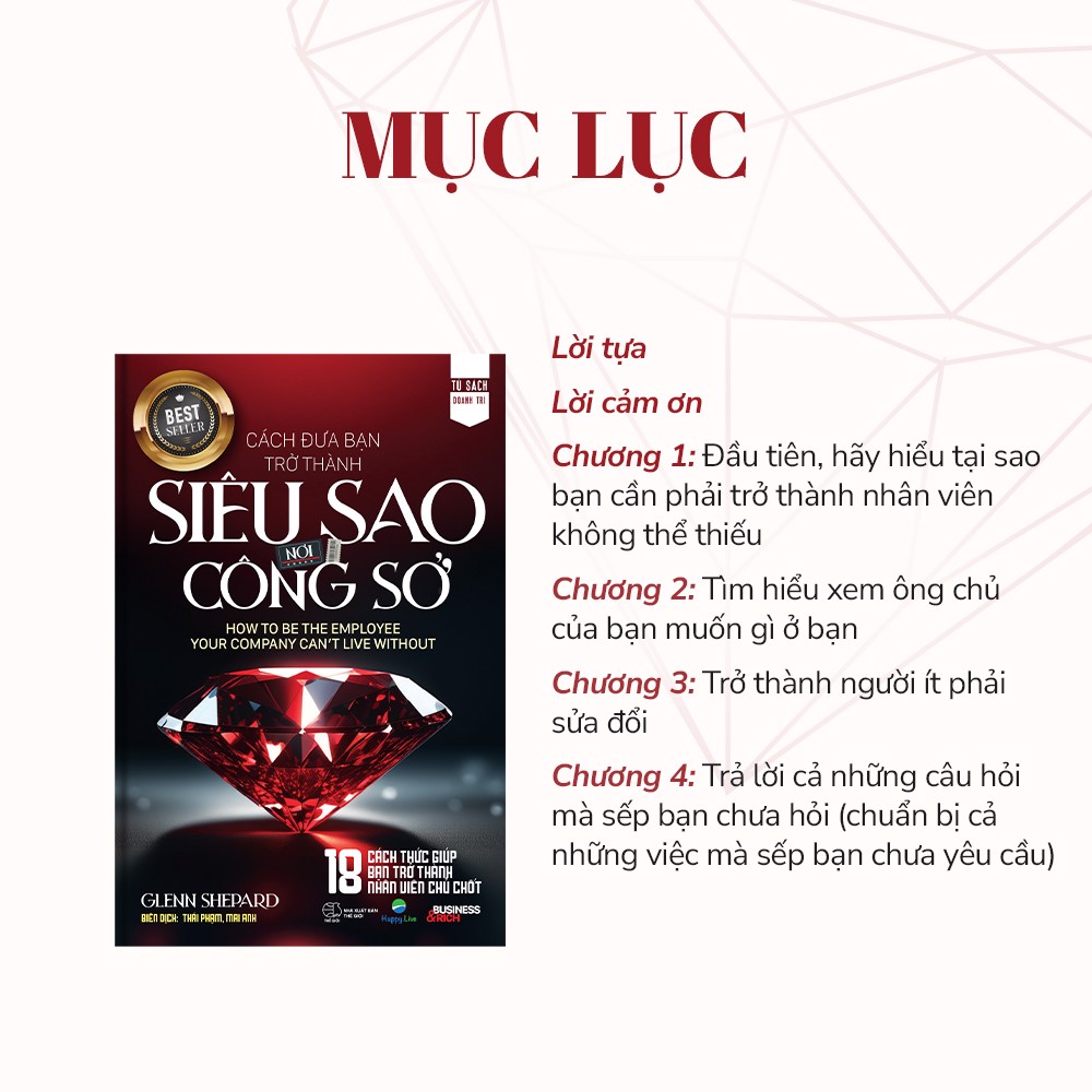 cách đưa bạn trở thành siêu sao nơi công sở - how to be the employee your company can't live without - bìa cứng - Ảnh 4
