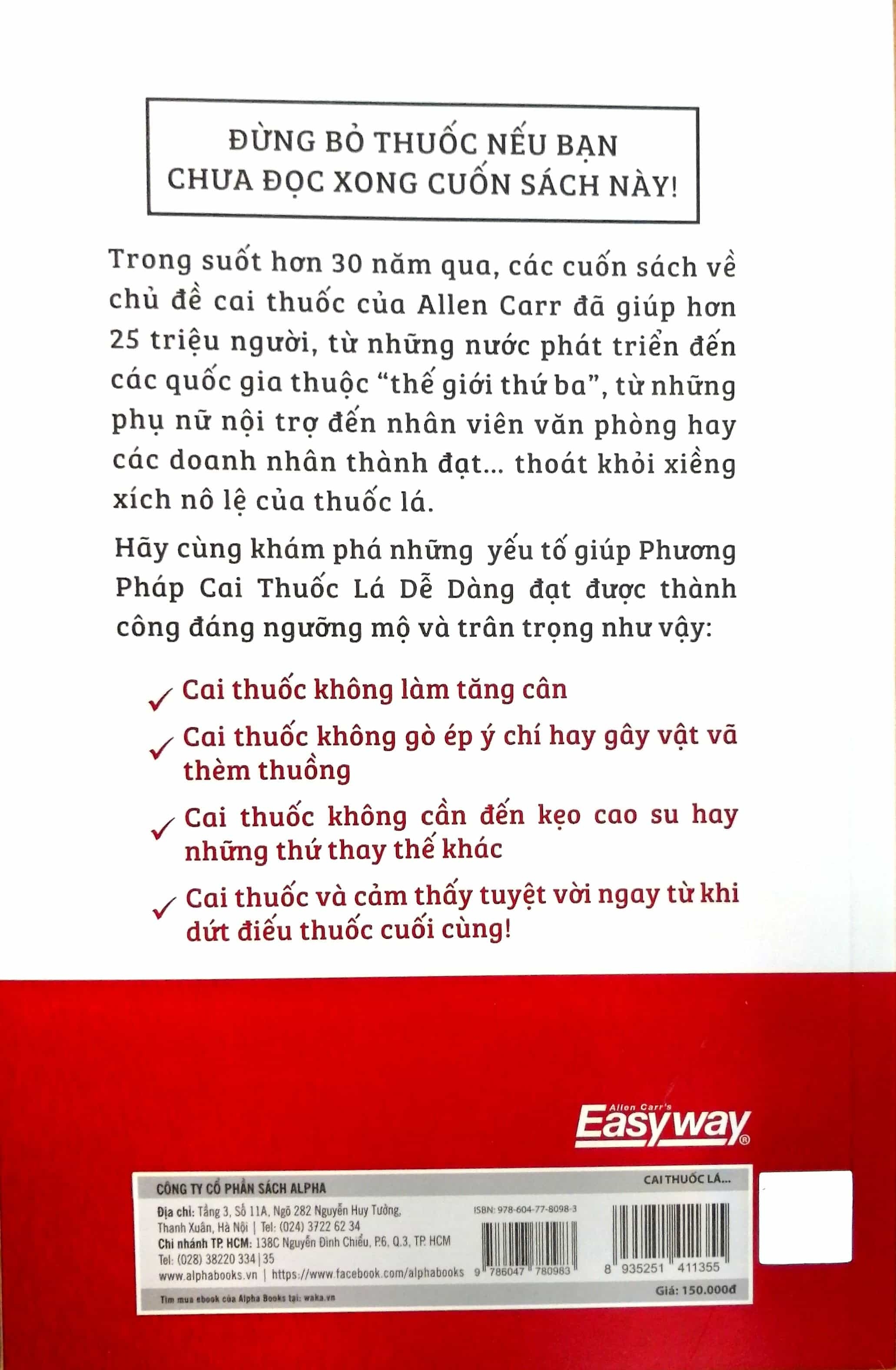 cai thuốc lá dễ dàng cùng allen carr - Ảnh 3