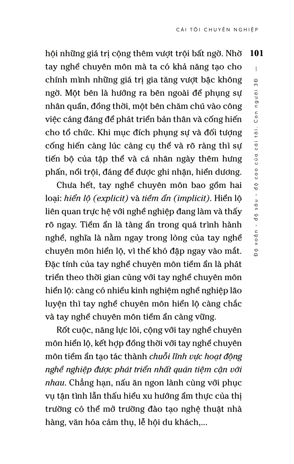 cái tôi chuyên nghiệp - độ xoắn-độ sâu-độ cao của cái tôi - con người 3đ - Ảnh 11