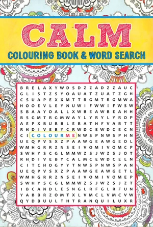 calm colouring book & word search - Ảnh 2