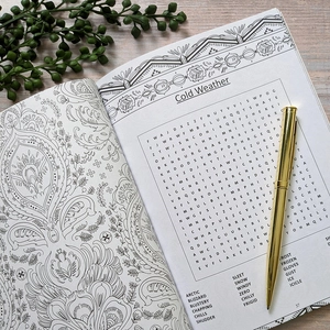 calm colouring book & word search - Ảnh 6
