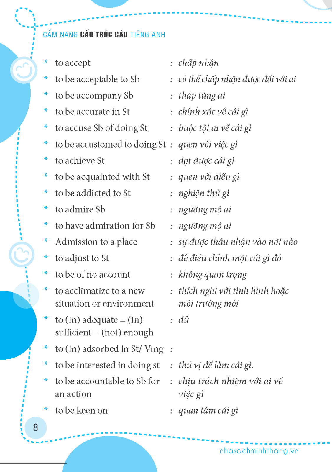 cẩm nang cấu trúc câu tiếng anh (tái bản 2023) - Ảnh 3