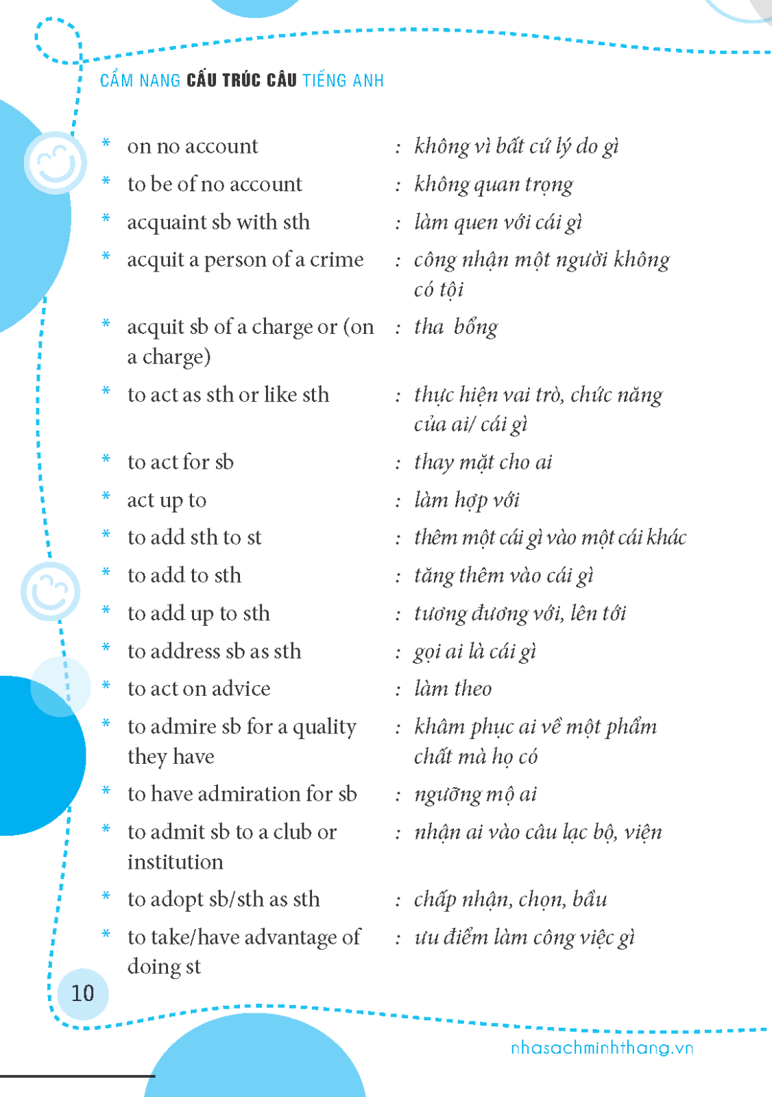 cẩm nang cấu trúc câu tiếng anh (tái bản 2023) - Ảnh 5