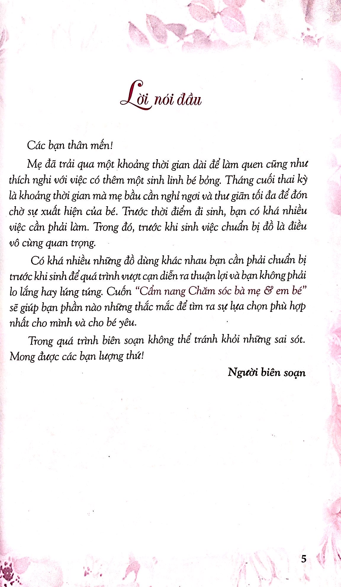 cẩm nang chăm sóc bà mẹ và em bé - Ảnh 4