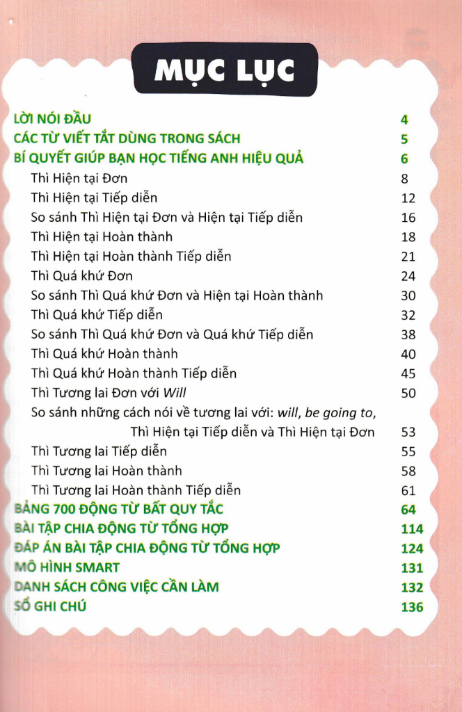 cẩm nang chinh phục các thì và động từ bất quy tắc trong tiếng anh - Ảnh 3